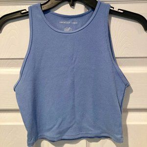 American Eagle Crop Tank - Size S - Light Blue